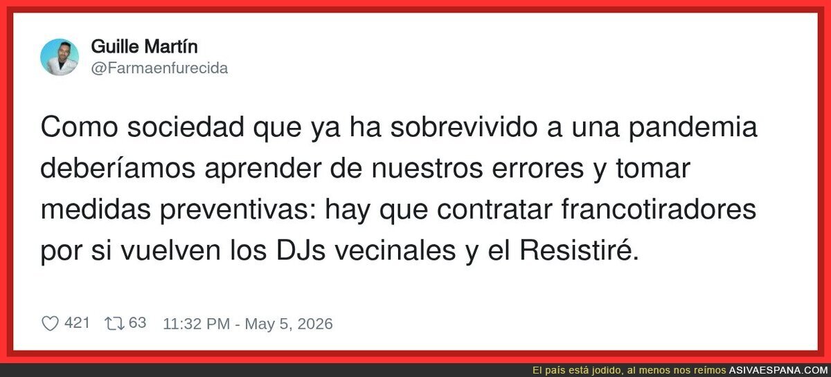 Que no vuelvan, por favor
