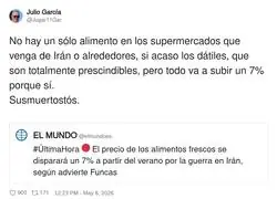La excusa de turno tiene menos l&oacute;gica que los propios precios, pero aqu&iacute; seguimos pagando igual