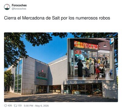 Mercadona no pudo con la competencia del autoservicio [robos]