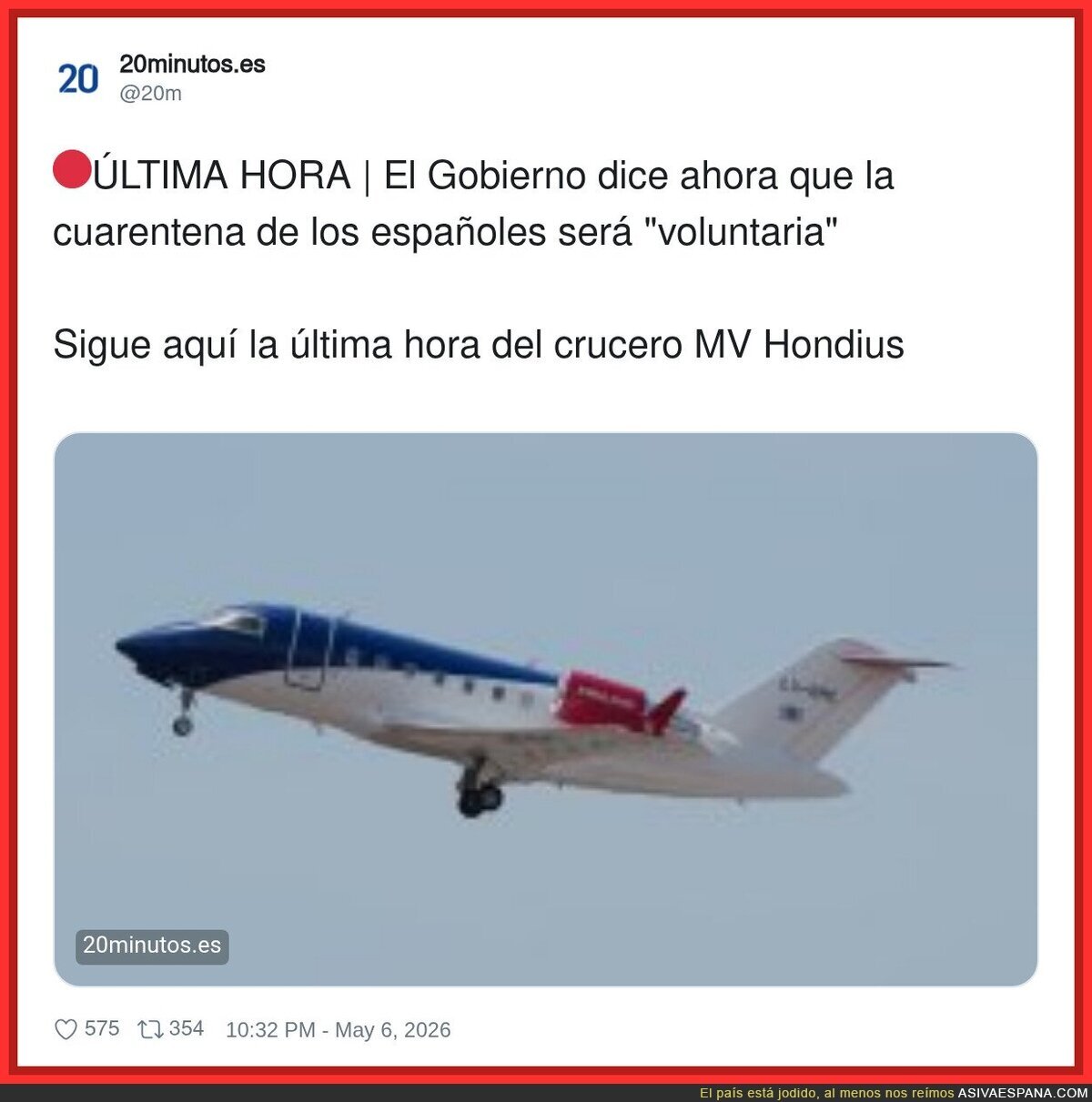 Qu&eacute; gran idea, cuarentena voluntaria