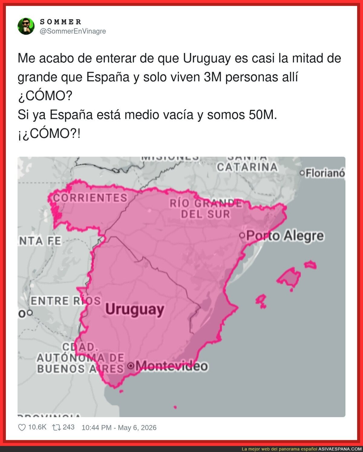 Uruguay b&aacute;sicamente es Espa&ntilde;a pero con WiFi y sin turistas
