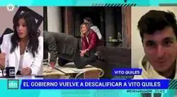 Una tertuliana de izquierdas acusa a Vito Quiles de echarse encima de las Charos de Bego&ntilde;a G&oacute;mez que le agredieron mientras las im&aacute;genes muestran claramente que es justo al rev&eacute;s.Han perdido completamente el sentido de la realidad y se creen sus propi