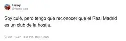 Al menos es honesto
