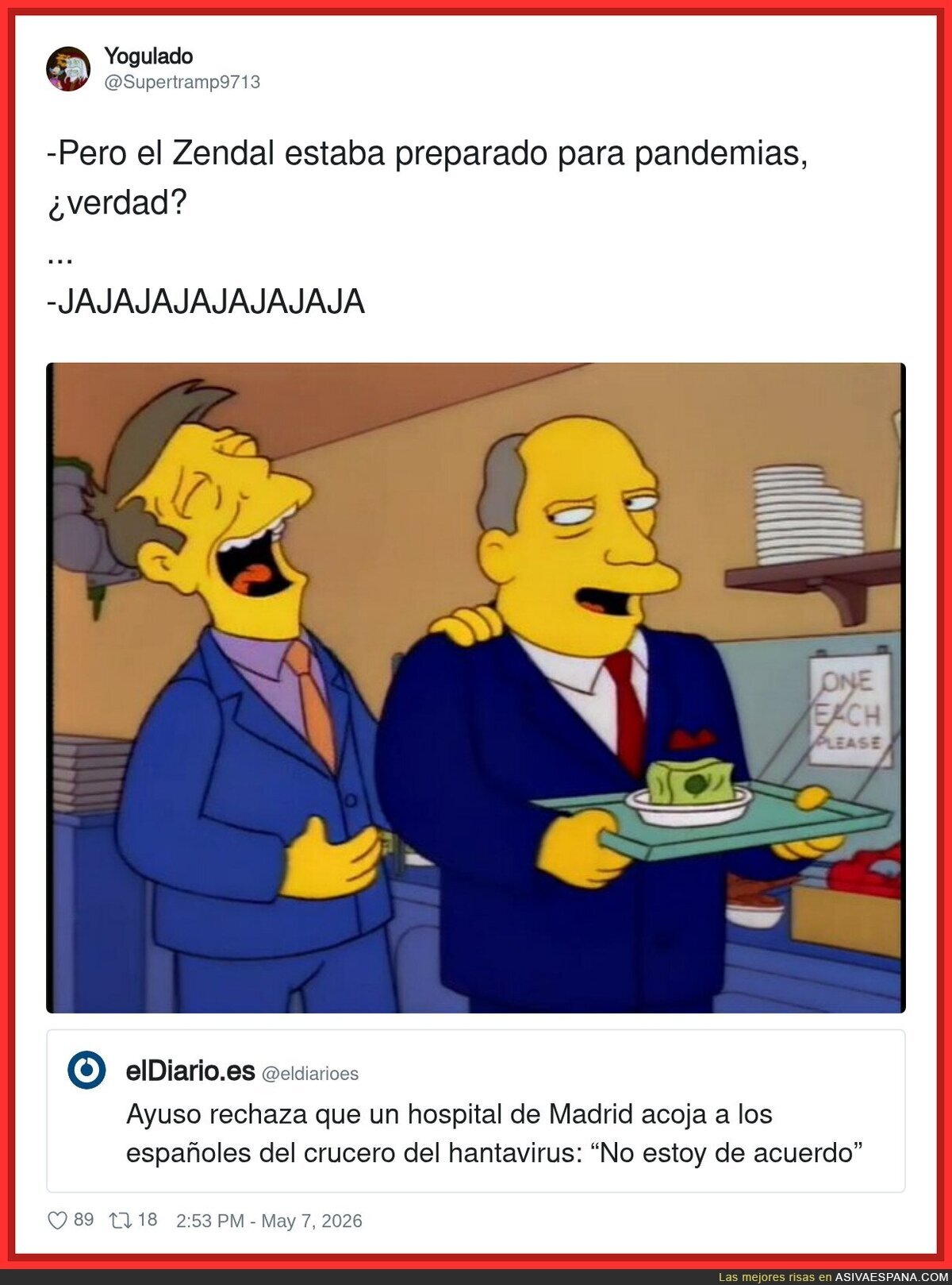 Cuando te dicen que el Gobierno ten&iacute;a un plan y le das a la risa nerviosa