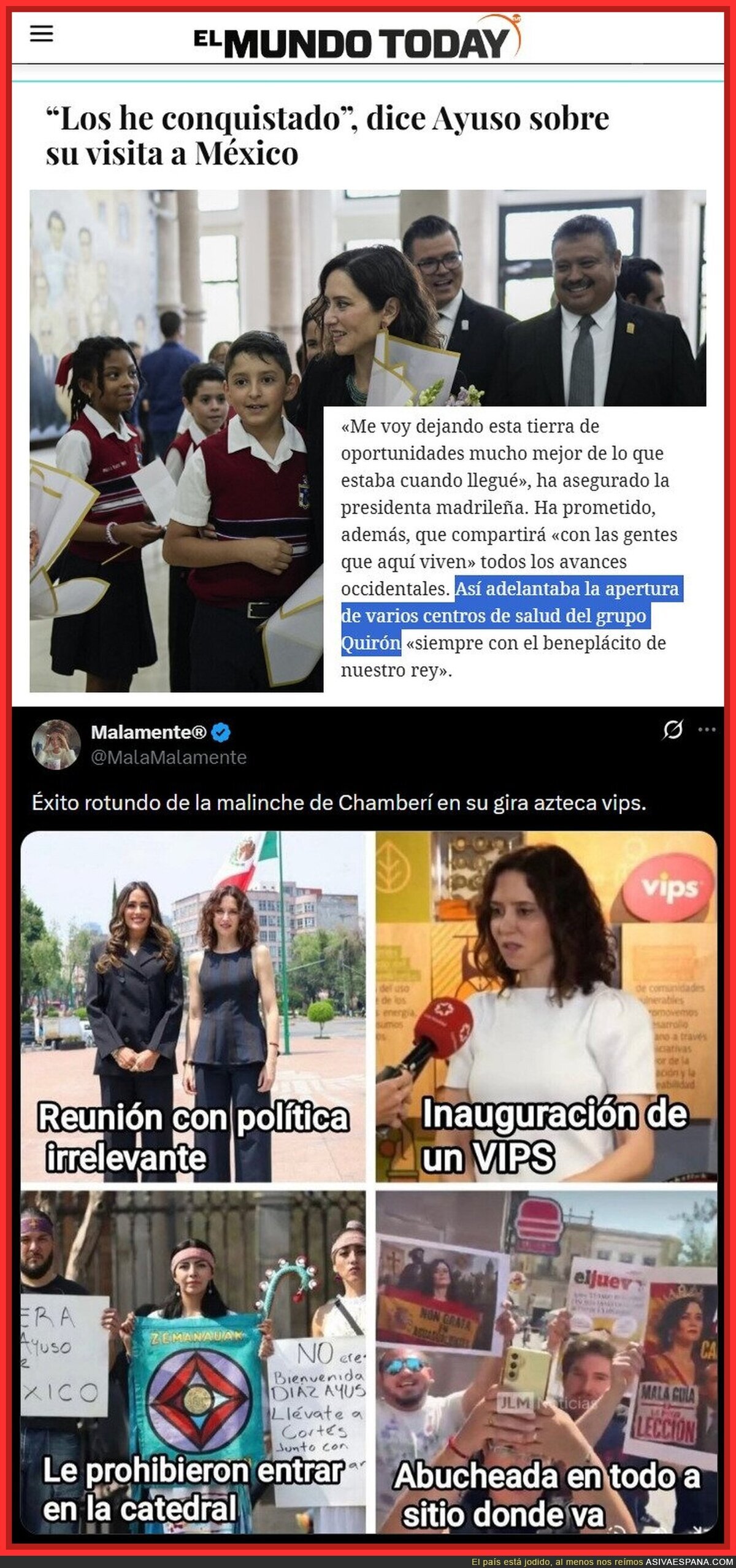 El Jalape&ntilde;o Tour de Ayuso conquista a los mejicanos