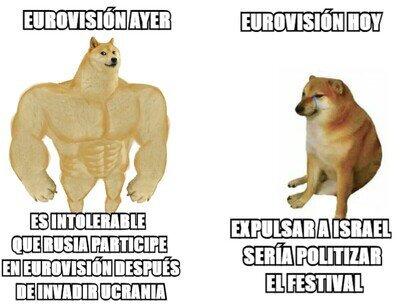 Las dos caras de Eurovisi&oacute;n