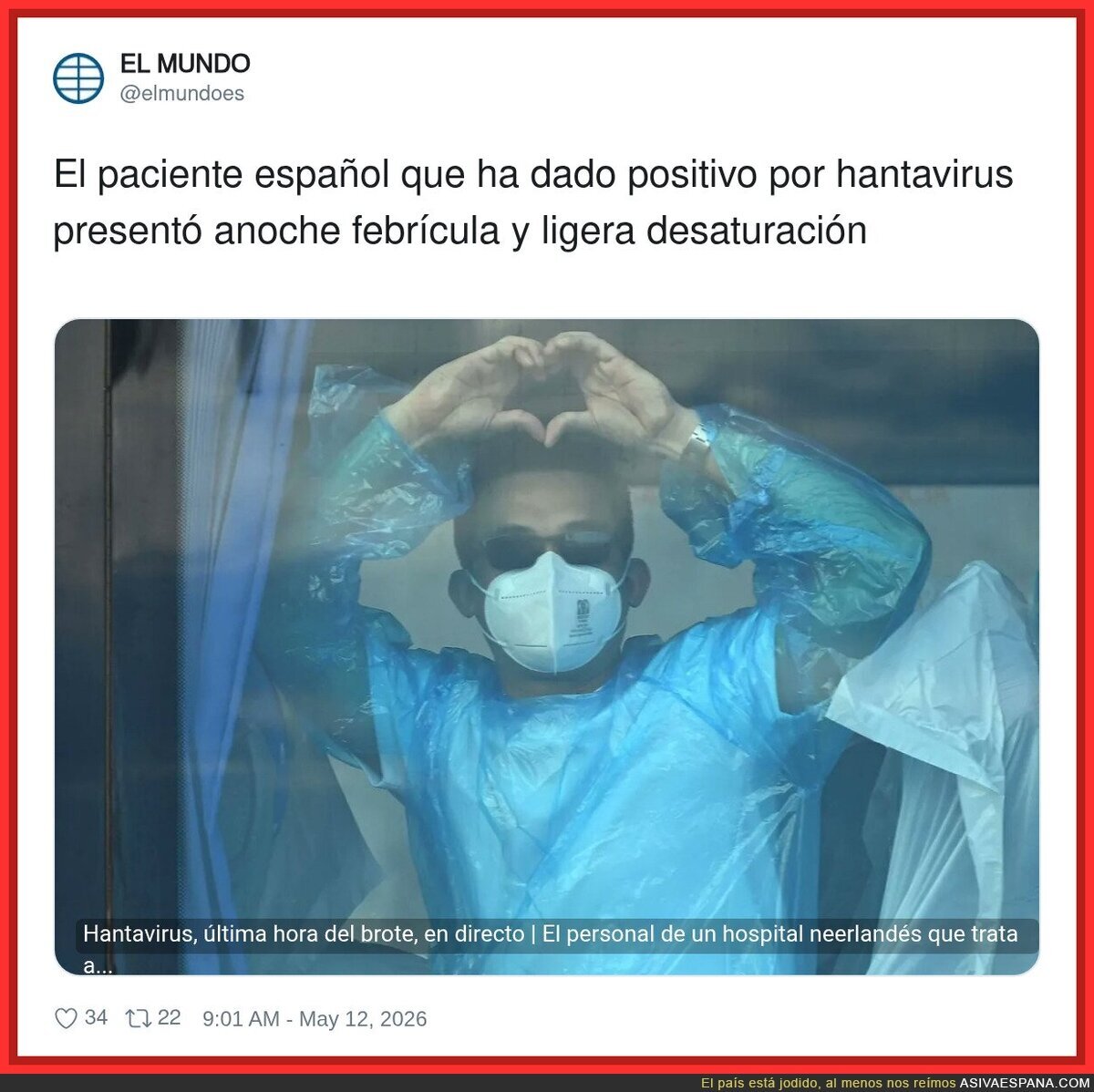 Vaya, parece que el hantavirus tambi&eacute;n quer&iacute;a hacer un cameo en la serie