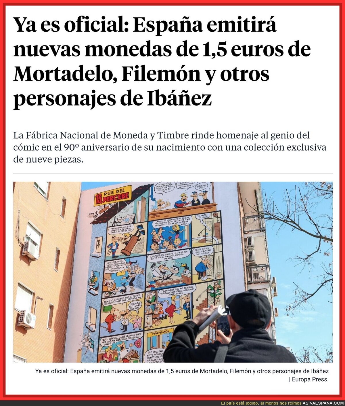 Espa&ntilde;a: no tenemos sueldos europeos, pero vamos sobrados de coleccionables