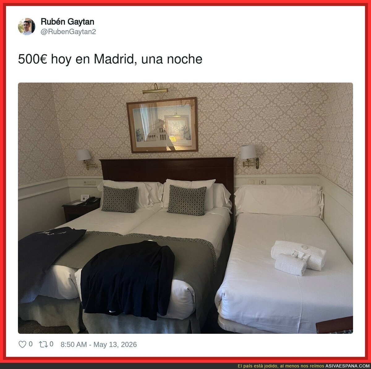 Por 500&euro; te dan una cama y un sof&aacute; cama para que elijas d&oacute;nde dormir
