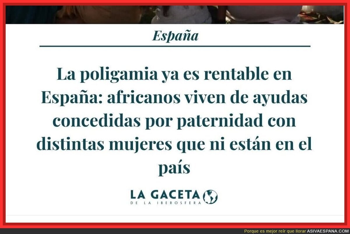 Espa&ntilde;a descubri&oacute; el speedrun de la poligamia con beneficios sociales