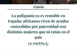 Espa&ntilde;a descubri&oacute; el speedrun de la poligamia con beneficios sociales