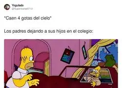 Con el SUV hasta dentro del cole