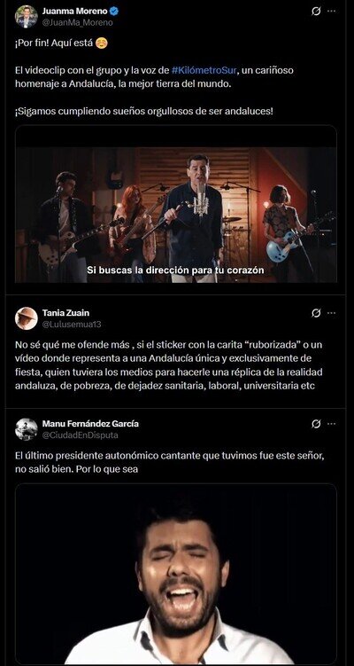 Ver a Juanma Moreno cantando da un cringe que no se ve&iacute;a desde Jesul&iacute;n de Ubrique con el "Toa, toa"