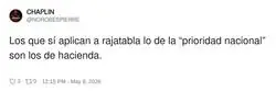 Hacienda: la &uacute;nica prioridad nacional que te persigue hasta en sue&ntilde;os