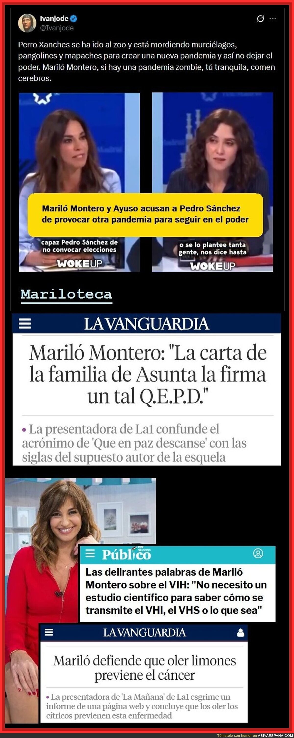 Poner a una experta en pandemias como Maril&oacute; Montero junto a Ayuso s&oacute;lo pod&iacute;a acabar de una manera