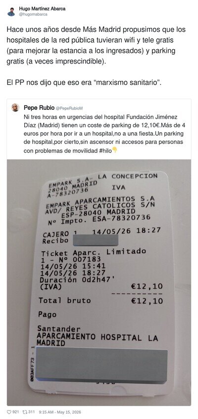 Ya sabemos quién es el lastre que nos impide tener cosas bonitas