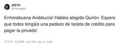 Andaluc&iacute;a: donde la ilusi&oacute;n durar&aacute; lo que tarda en llegar la factura de la privada