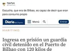 Bilbao: donde hasta la Guardia Civil tiene sus propias reservas personales