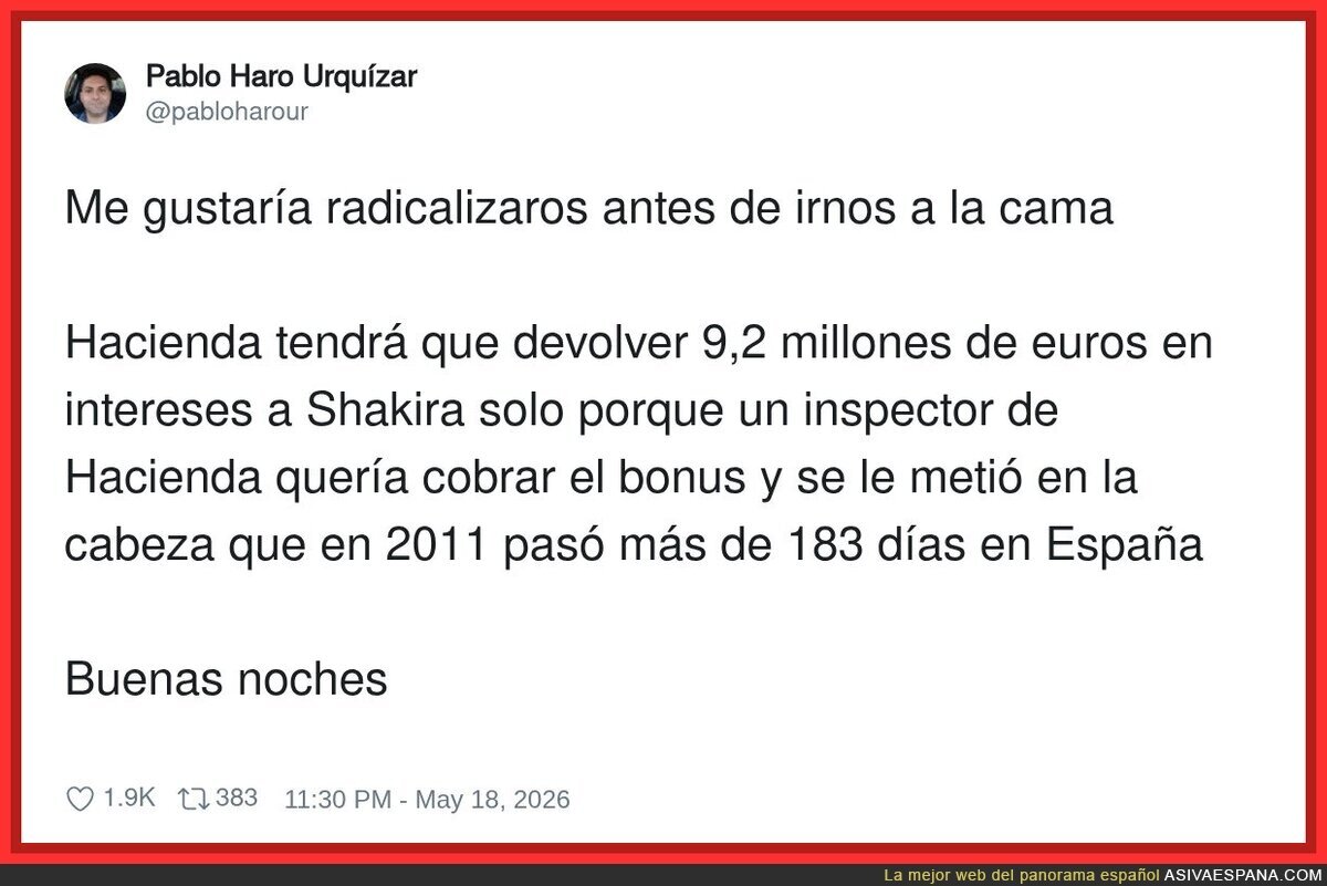Más quemado no puedo estar