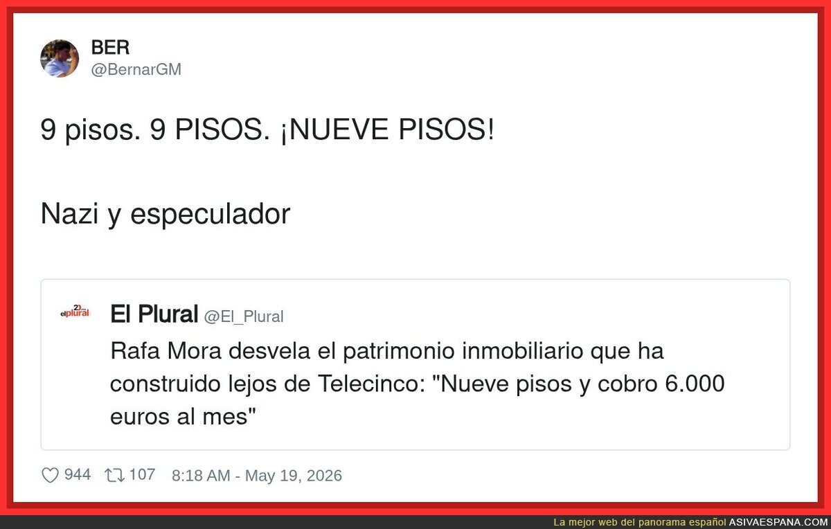 Cuando el especulador descubre que construir pisos es m&aacute;s rentable que trabajar honradamente
