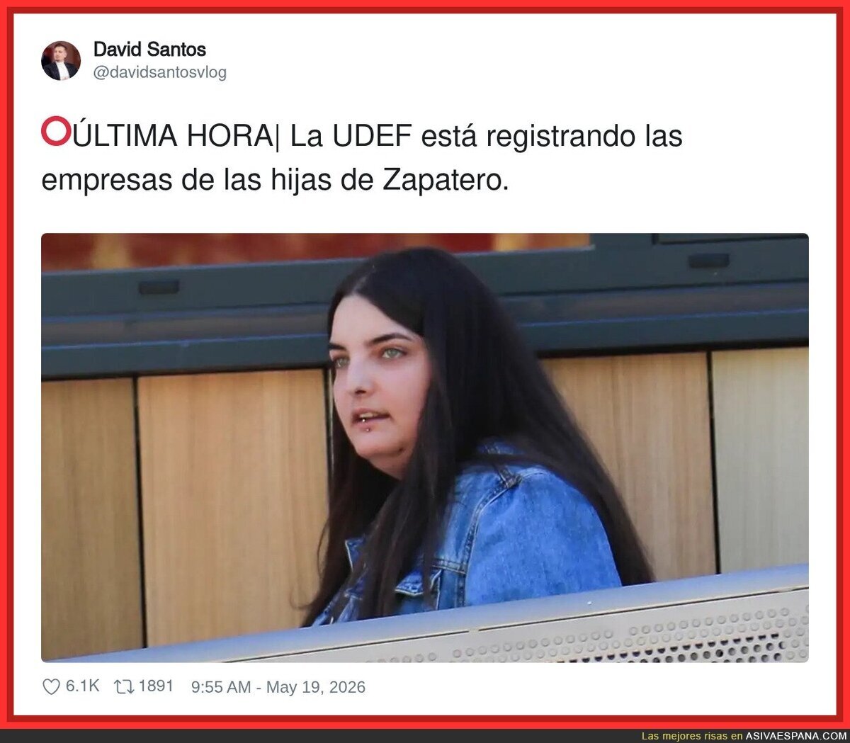 Las oficinas de las hijas de zapatero las est&aacute; registrando Van Helsing
