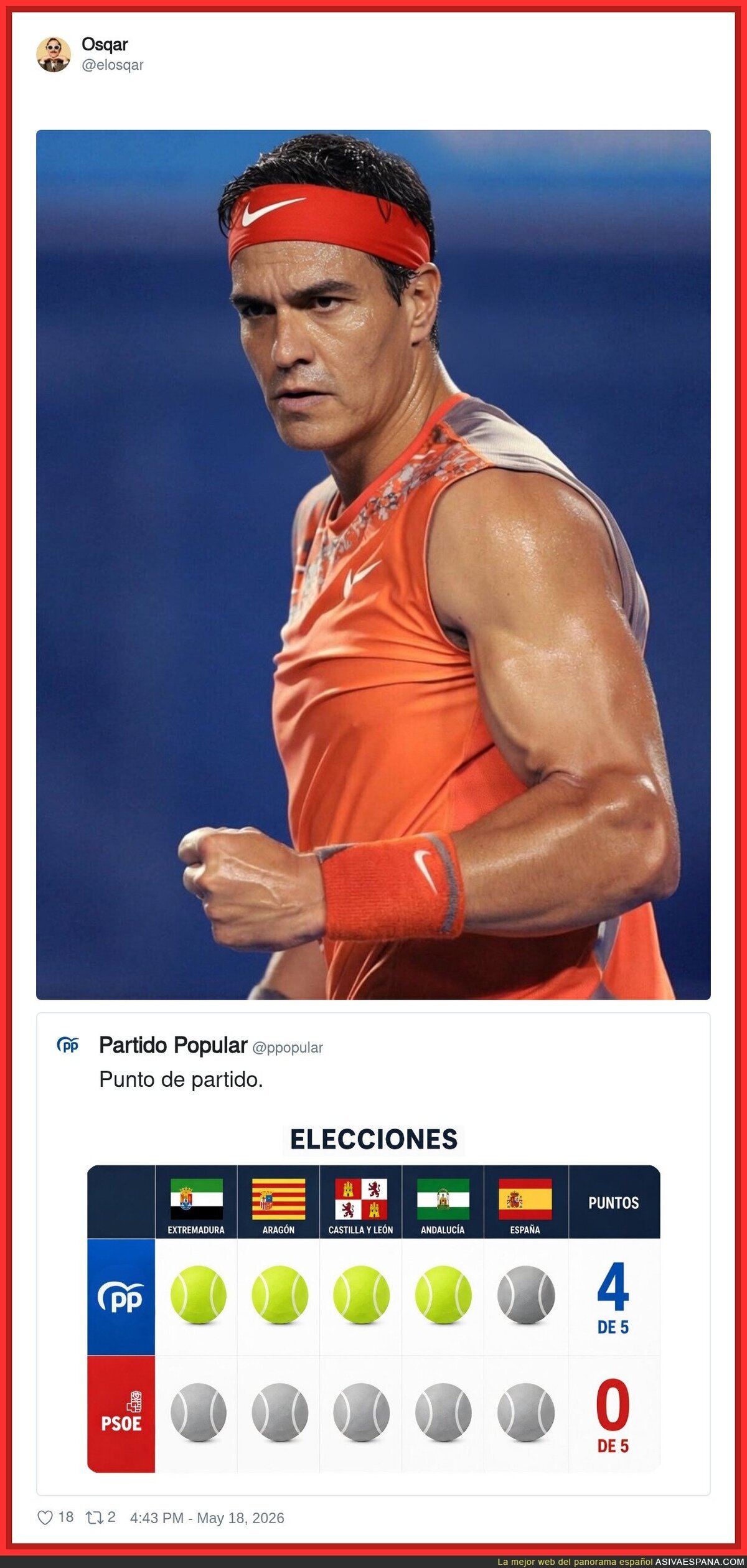 El partido se est&aacute; poniendo duro