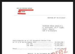 Lo de Zapatero: Participar en un evento de networking: 20.000&euro;.