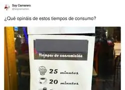 La cerveza a m&iacute; me dura 5 minutos
