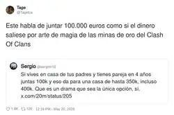 Coges 100k del Clash Of Clans y gracias