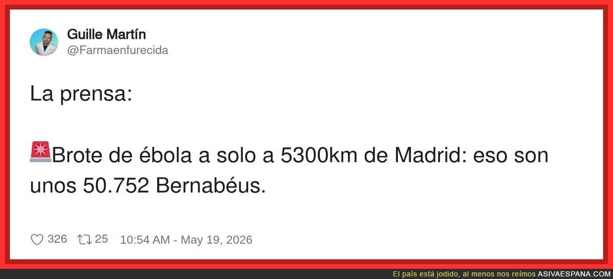 La prensa convirtiendo un catarro en apocalipsis porque les aburre el jueves