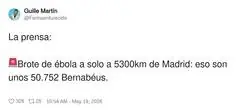 La prensa convirtiendo un catarro en apocalipsis porque les aburre el jueves