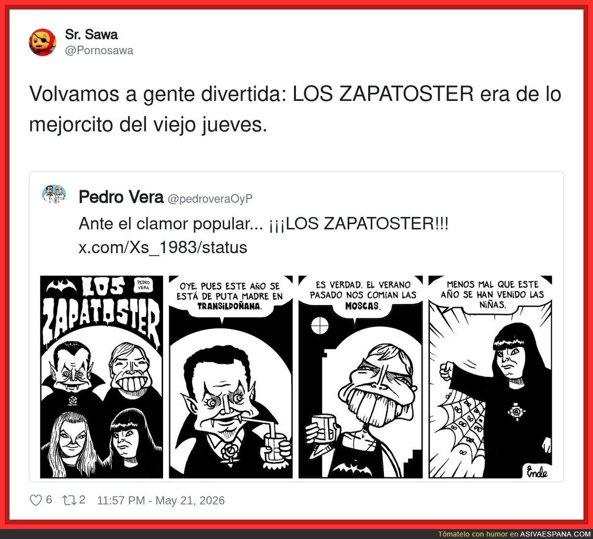 Los zapatoster han vuelto