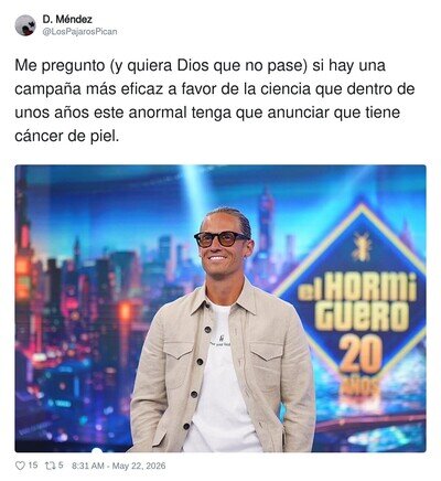 Se&ntilde;ores, mejor que no hagan caso a un futbolista hablando de sanidad