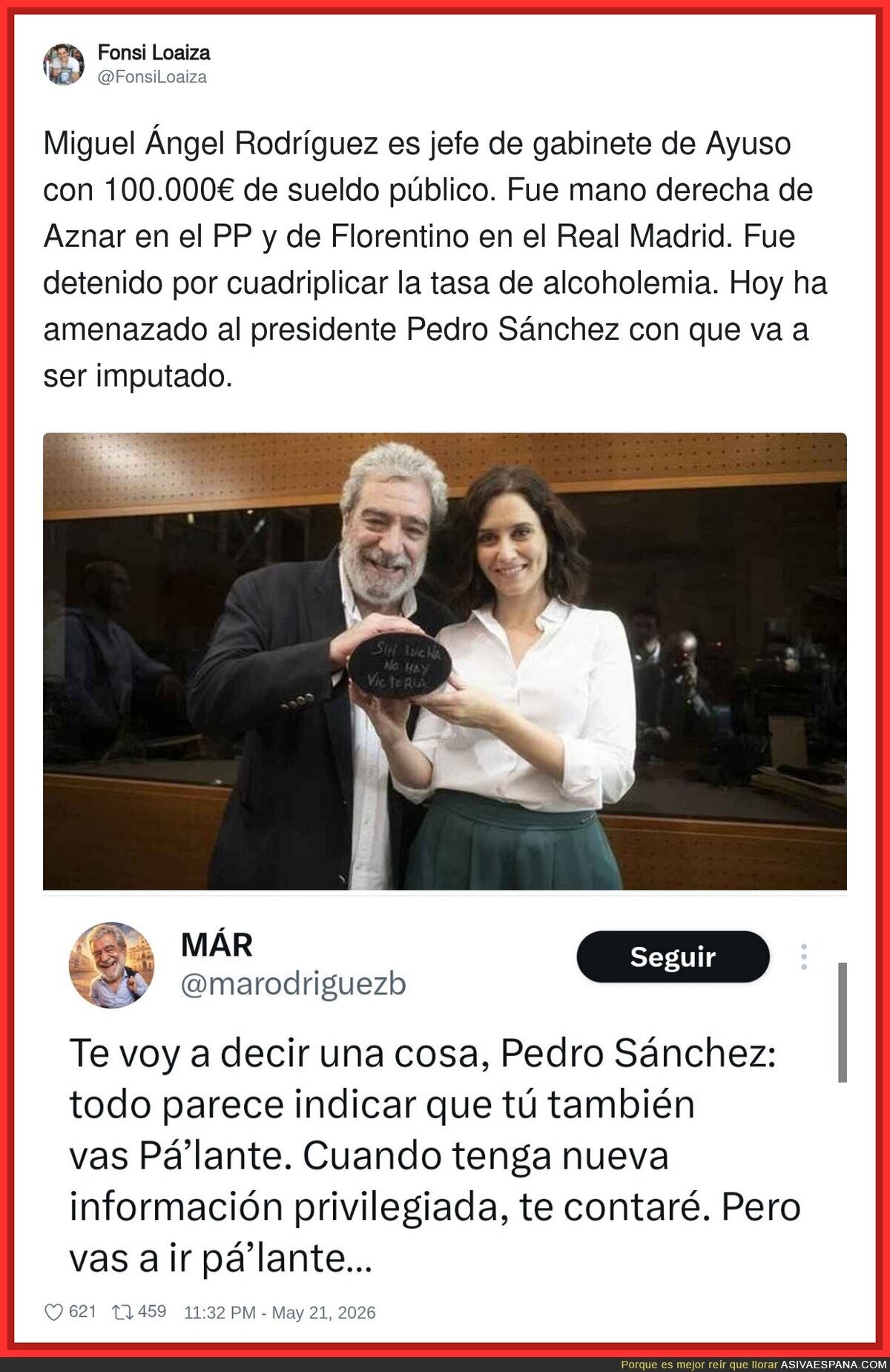 Cuando habla Miguel &Aacute;ngel Rodr&iacute;guez, sube el pan