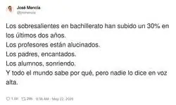 Inflando las notas no se llega a ning&uacute;n sitio