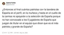 Patriota de decoraci&oacute;n, pero cuando toca jugar al f&uacute;tbol... &iquest;d&oacute;nde est&aacute;n?