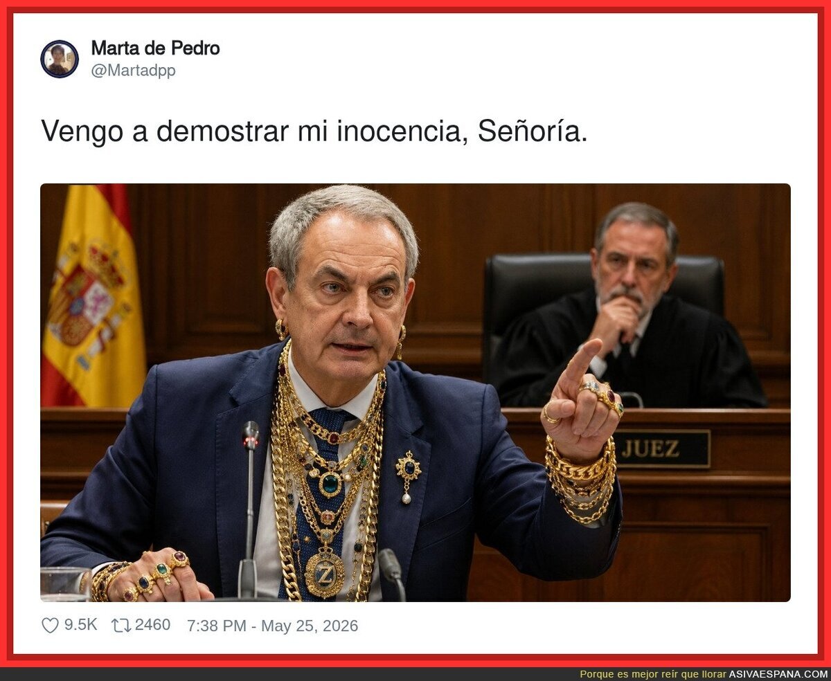 Vengo a demostrar mi inocencia pero me he dejado las pruebas encima