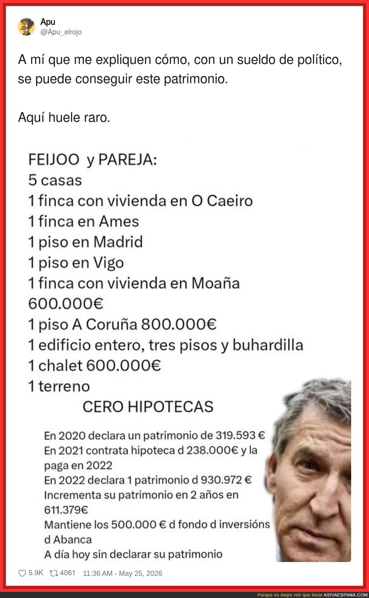 Pol&iacute;tico descubre que trabajar es para gilipolIas