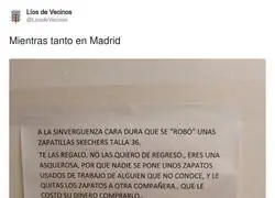 Madrid: donde los vecinos te desean la muerte por robar zapatillas, pero con educaci&oacute;n