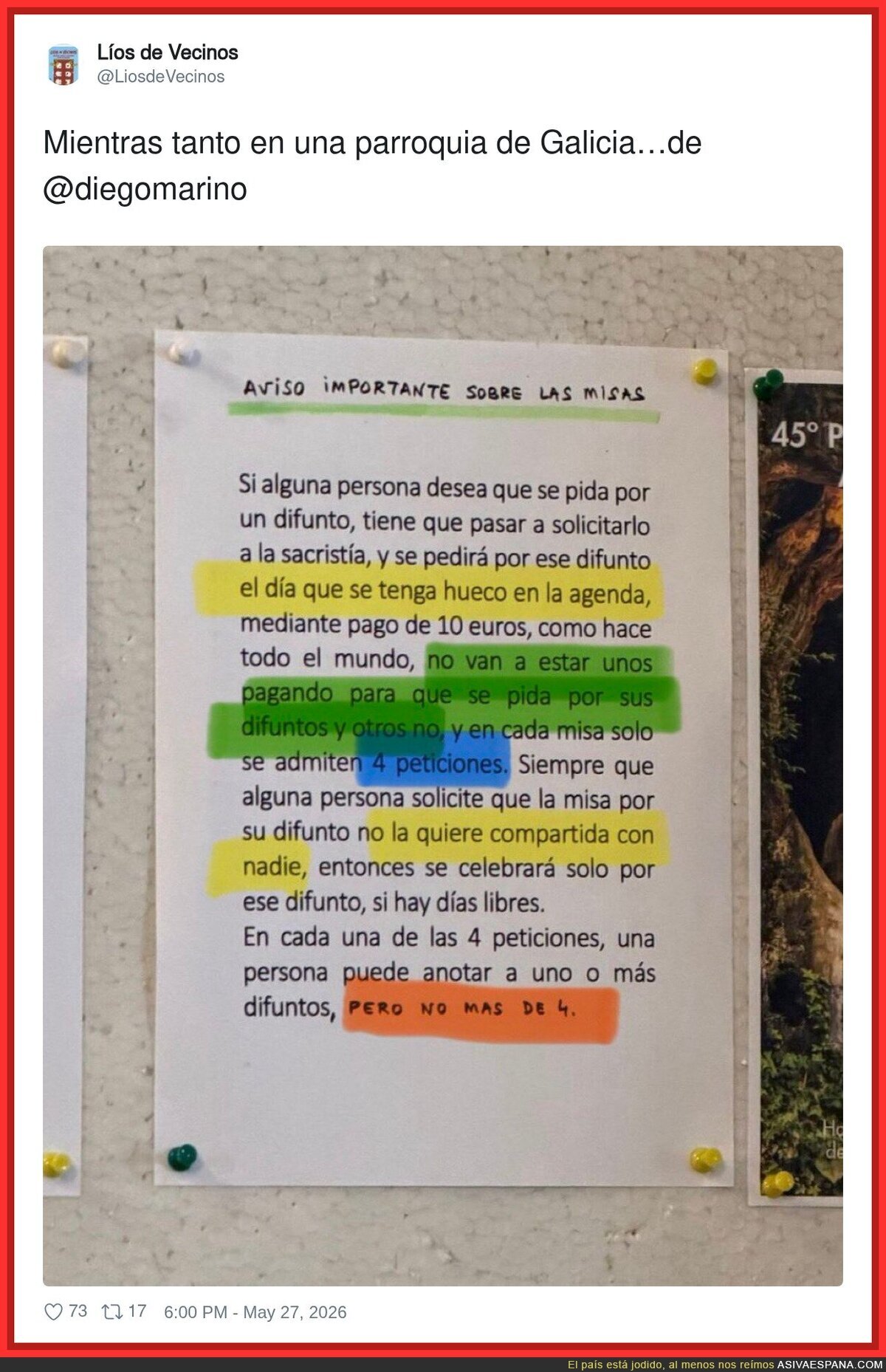 T&iacute;o, que esto no es una tesis doctoral, es una parroquia