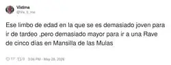 La edad perfecta para estar en el sof&aacute;