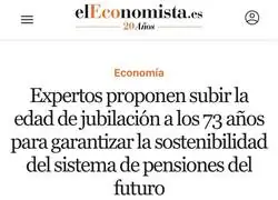 Me niego a trabajar hasta los 73 a&ntilde;os para mantener a pensionistas que trabajaron hasta los 65 y calcularon su pensi&oacute;n en base a los &uacute;ltimos 15 a&ntilde;os (m&aacute;s de 30 hoy&hellip;)