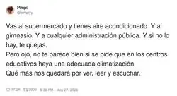 Luego se gastan 5000 pavos en comprar ipads, pero no aires