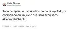 Ojo a este tweet de 2014 y lo que dec&iacute;a Pedro