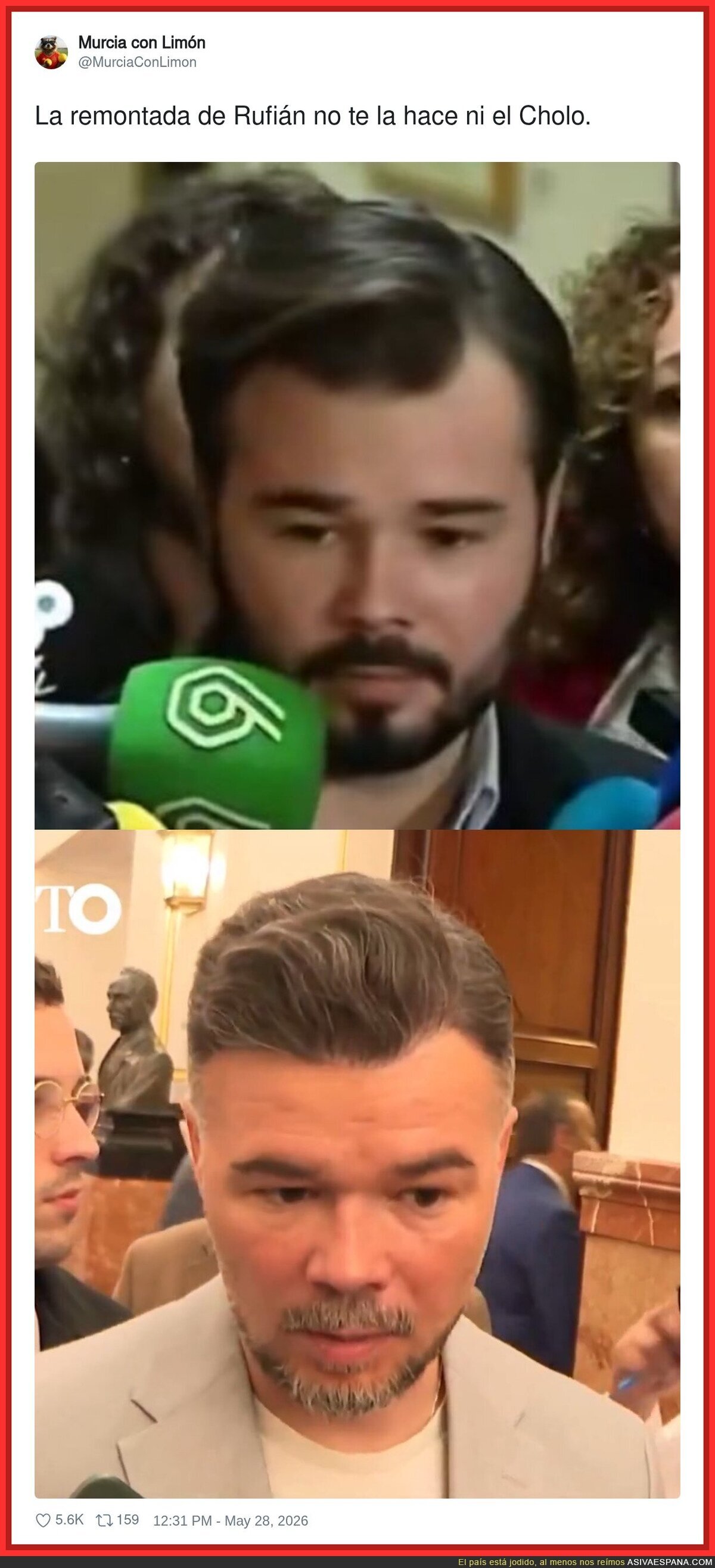 El pelazo viene de Turquía