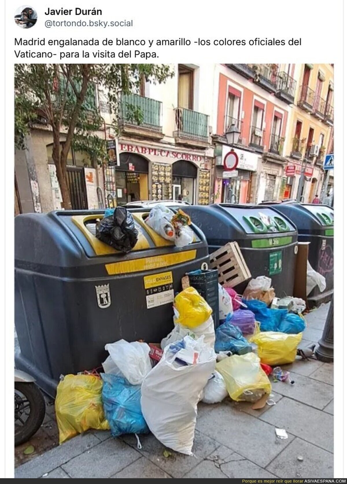 Todo OK en Madrid para recibir al Papa