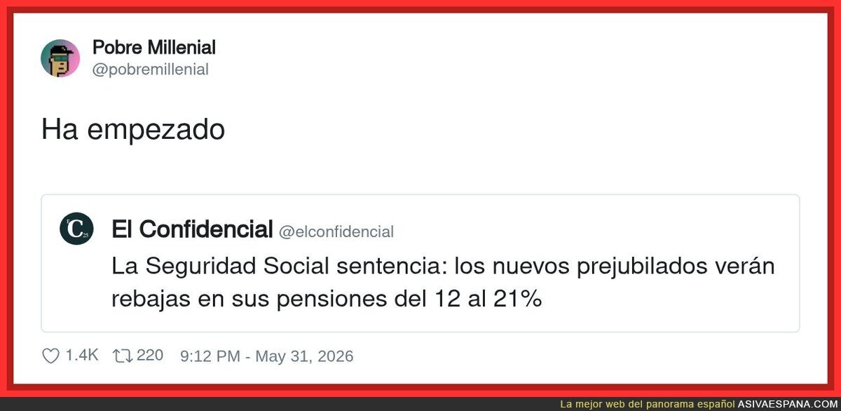 La Seguridad Social nos va a dejar a todos en la ruina y nosotros aquí viendo series en Netflix