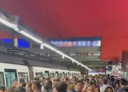 Madrid, 7:45 de la ma&ntilde;ana. Imposible acceder a un vag&oacute;n de Metro
