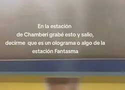 CAPTAN a NI&Ntilde;A FANTASMA en la ESTACI&Oacute;N DE CHAMBER&Iacute;