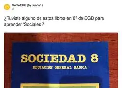 Los libros de sociales de 8&ordm;